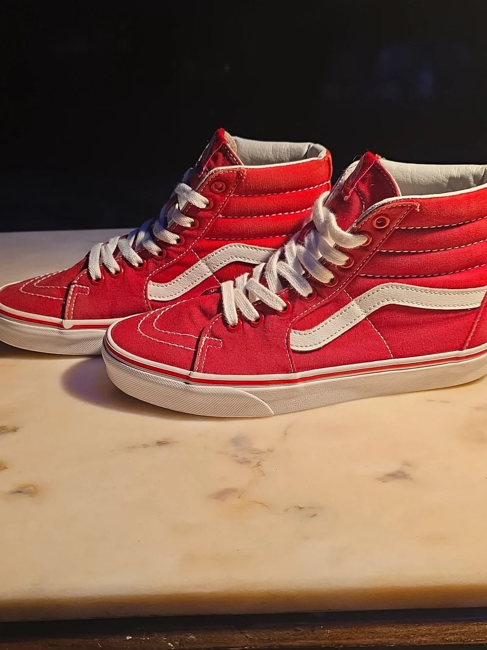 Vans Sk8-Hi "Racing Red" - Picture 3 of 5